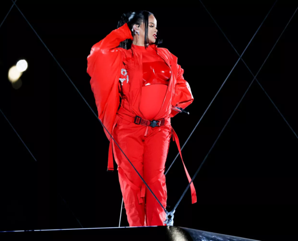 Rihanna Is Pregnant with Second Baby, Reveals Bump During Super Bowl 2023 Halftime Show