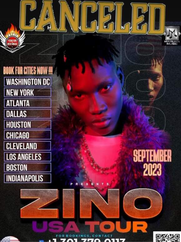 Just In: USA Show Promoters Cancel On Zino, Resquest Refund From Marlian Records
