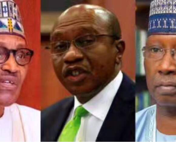 $6.2m Fra¥d: FG asks Interpol to place three Nigerians on watchlist for allegedly conspiring with Emefiele to ‘forge Buhari’s signature’