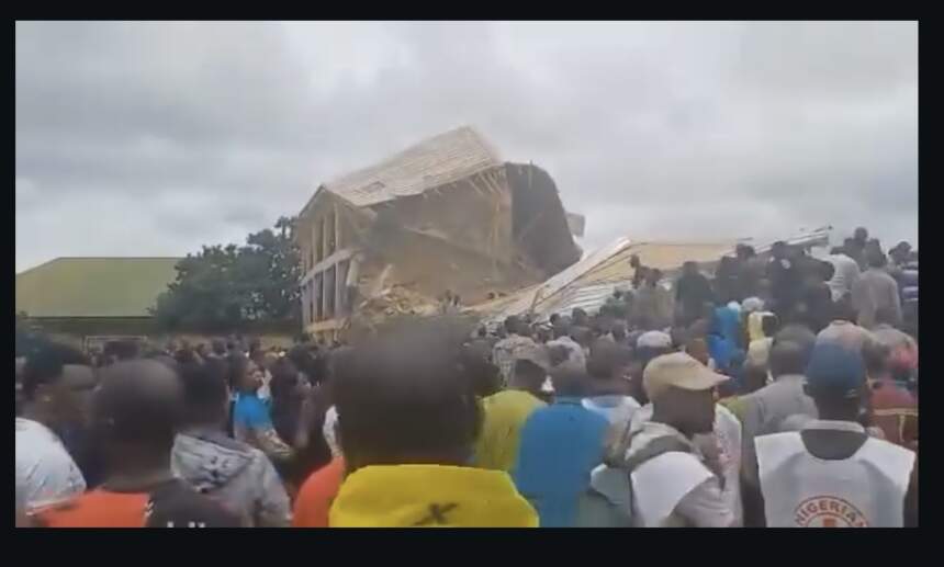 Many feared trapped as school building collapses in Plateau